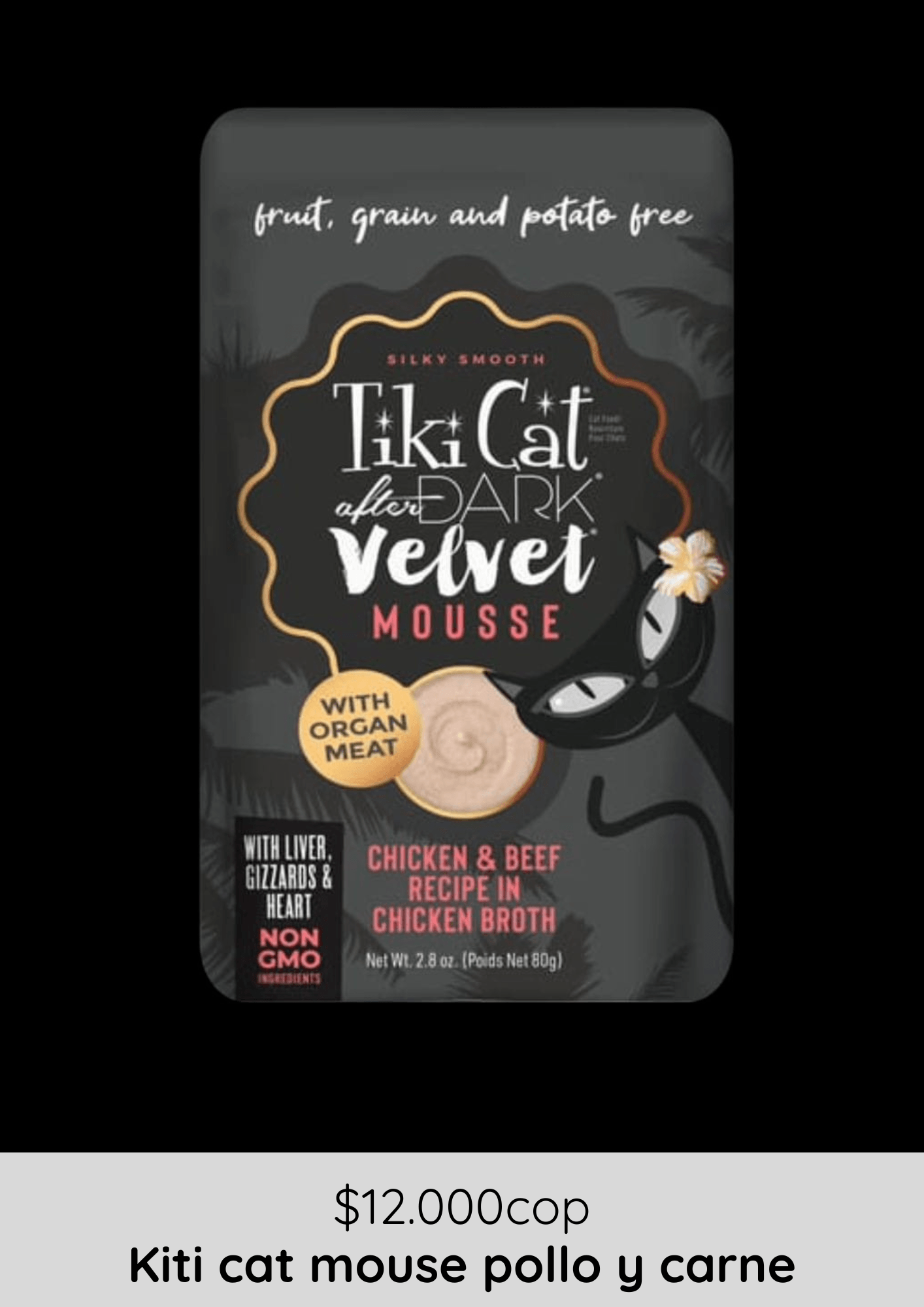 Kiti cat mouse pollo y carne